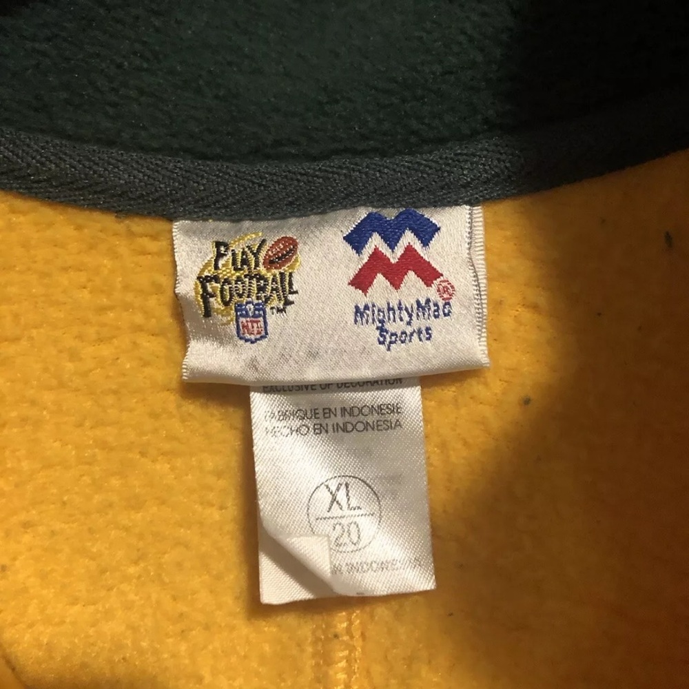 Vintage Green Bay Packers NFL Fleece Jacket sz XL - Picture 3 of 4